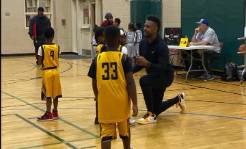 amateur basketball team, excited and energetic, practicing free throws, photorealistic, local community gym with visible bleachers, highly detailed, sneakers squeaking on floor, macro detail, balanced color scheme, bright ceiling lights, shot with a 40mm lens